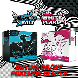 Buying Black Bolt/White Flare Pokemon Center ETB
