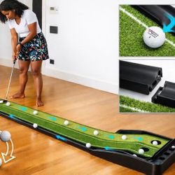 Indoor Golf Putter Mini Green Blanket Home Trainer