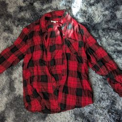Women's Red Beachlunchlounge Flannel 