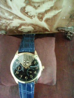 NEW BLUE CROCO STYLISH WATCH