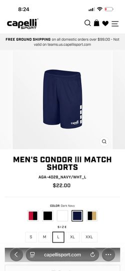 Capelli Men Team Shorts CS-Dry