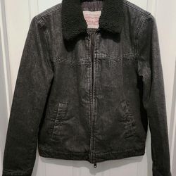 Men's Levi's denim jacket XL Sherpa black