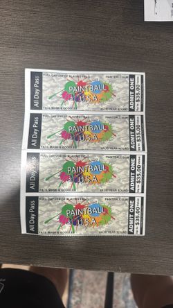 Paintball USA day passes