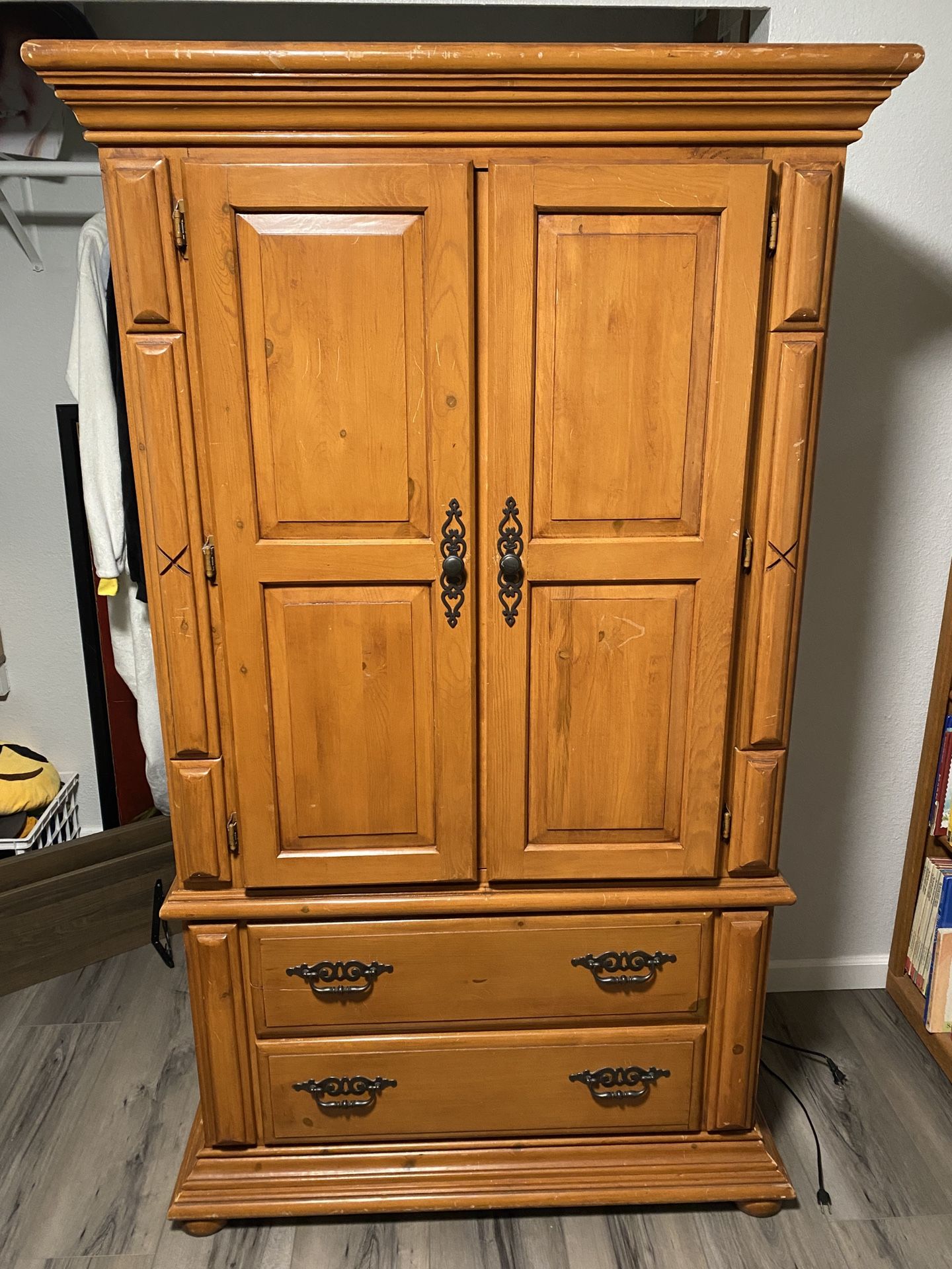 Solid Wood Armoire