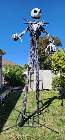 13ft Giant Jack Skellington Animatronic Home Depot + Storage Bag