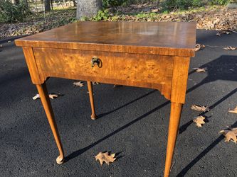 Tomlinson furniture vintage burl end table gorgeous