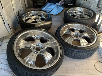 Rim With Tires (READ DESCRIPTION)