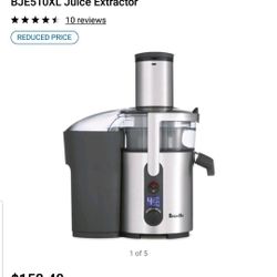 Breville BJE510XL Juice Fountain Multi-Speed - juice extractor