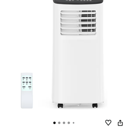 Garvee Portable Air Conditioner, 3 in-1 Cooling AC Unit with Dehumidifier Fan Sleep Mode for Rooms Up to 800 Sq.Ft, Remote Control, LED Display, 24H T