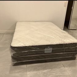 Queen Mattress Set – Medium – Brand New – Delivery Available 🚚