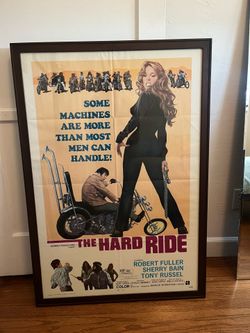 The Hard Ride Vintage Chopper Poster