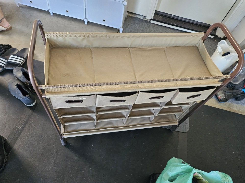 Shoe Rack With Storage