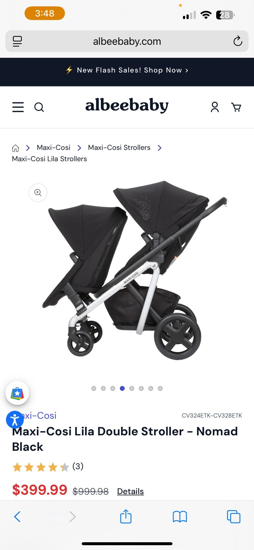 Maxi Cosi - Lila Double Stroller