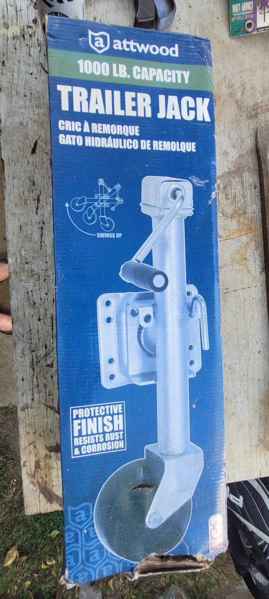 Trailer Jack Atwood 1000lb New