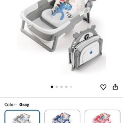 Foldable Portable Baby Bath Tub $27 New