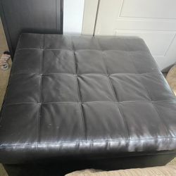 Leather Ottoman 