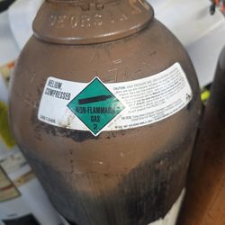 Two Helium Tanks, Large, 1 Full