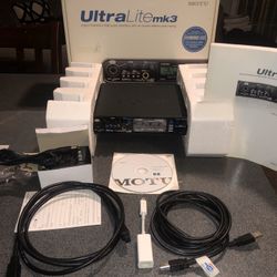Audio interface (motu ultralitemk3)