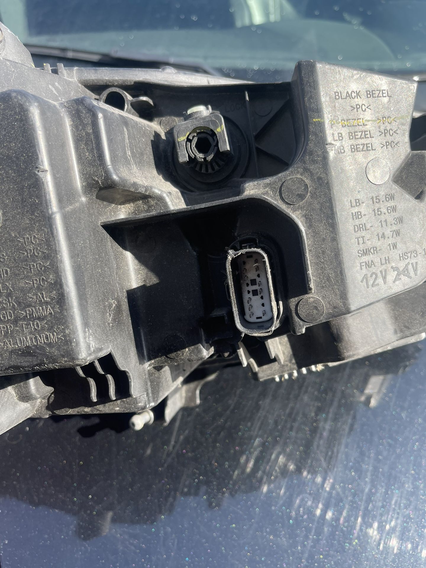  Headlight Left Side For Fusion 2017 Led