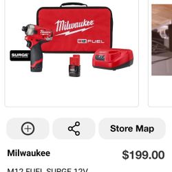 MILWAUKEE M12 IMPACT DRIVE