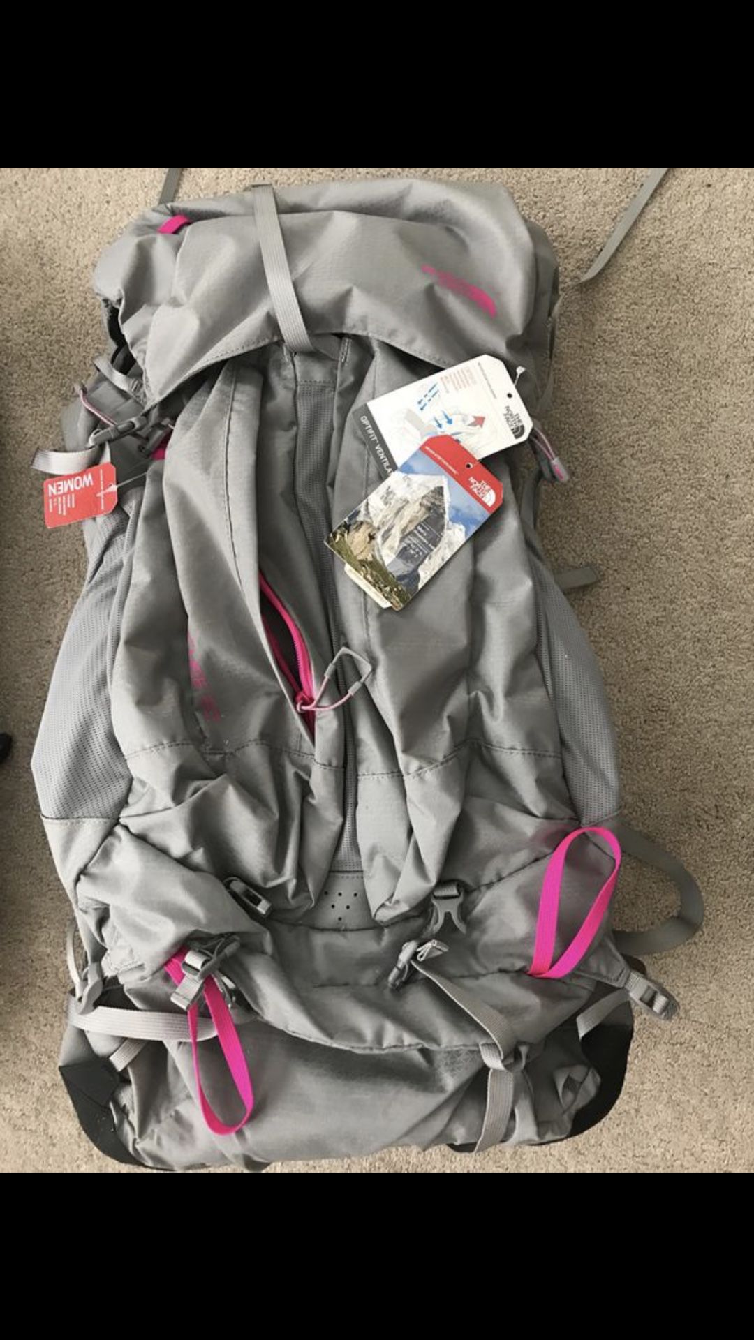 North Face Banshee 50 women’s hiking backpack