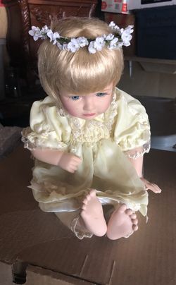Vintage porcelain doll