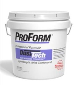 Proforma lightweight joint compound dust reducing technology