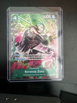 One Piece Roronora Zoro Card