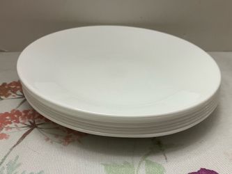 Set of 6 Corelle Winter Frost White Bread & Butter Dessert Plates 6.75” Excellent Condition Almost Like New
