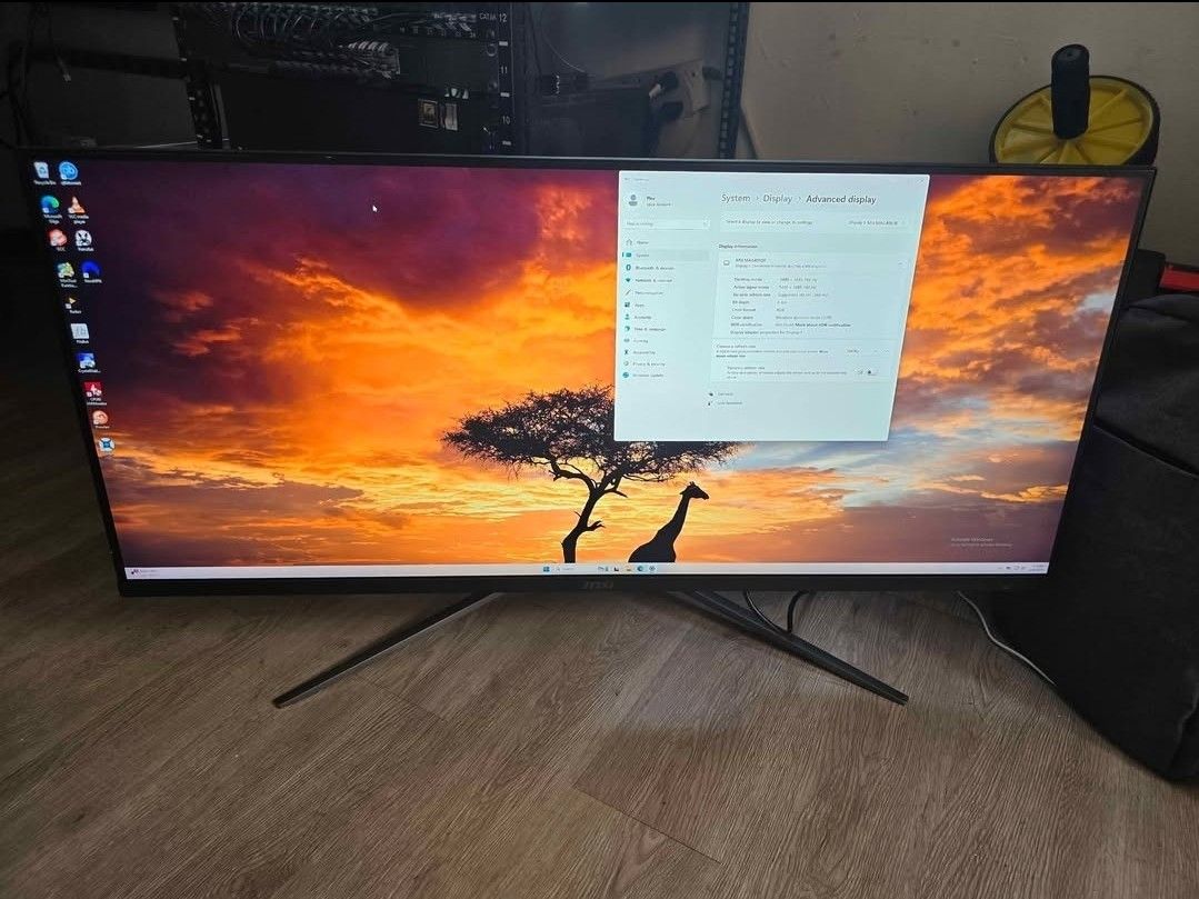 MSI MAG401QR, 40" Gaming Monitor, 3440 x 1440(UWQHD), IPS, 155Hz, FreeSync