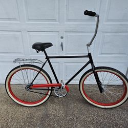Freshly Painted Old School Beach Cruiser 26 Inch Very Good Condition 