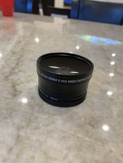 Digital 0.45X Professional Wide Angle Lens 58mm with Macro High Definition