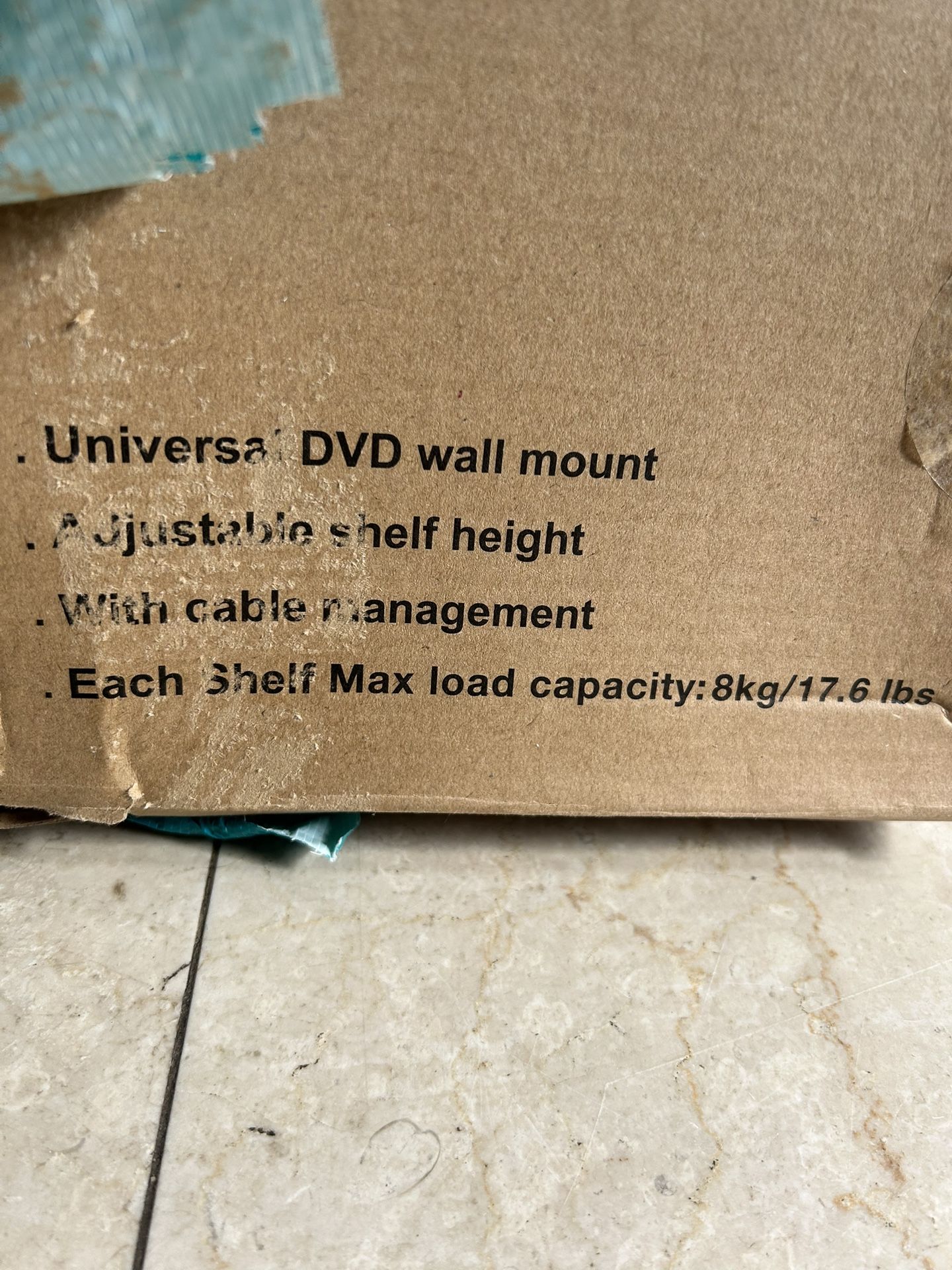 Glass DVD wall Mount