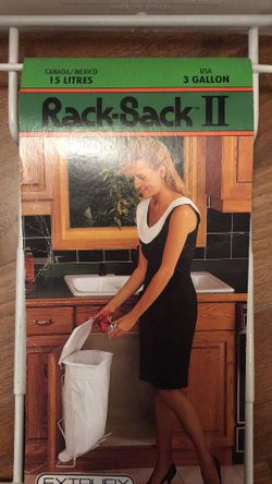 Rack-Sack Cabinet door garbage can