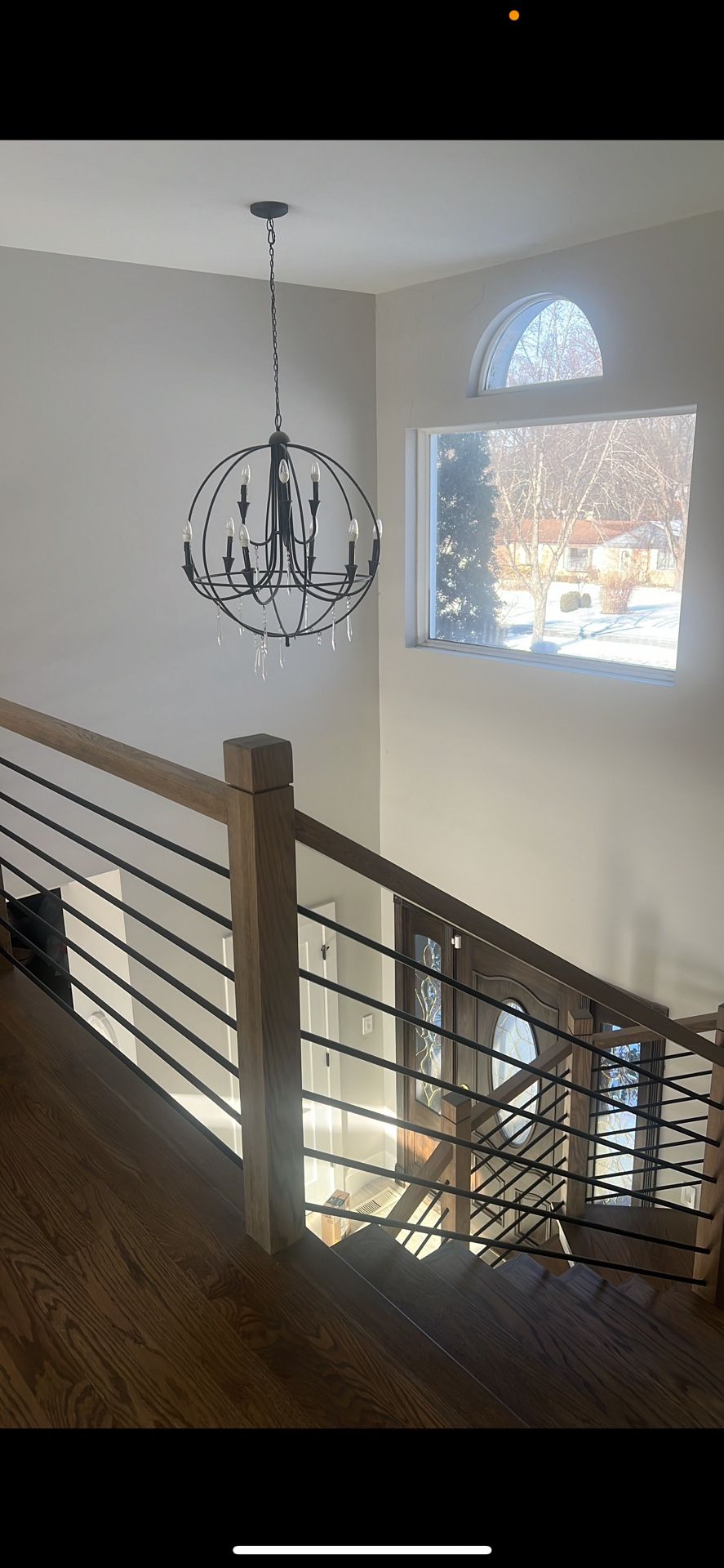 foyer large light fixture