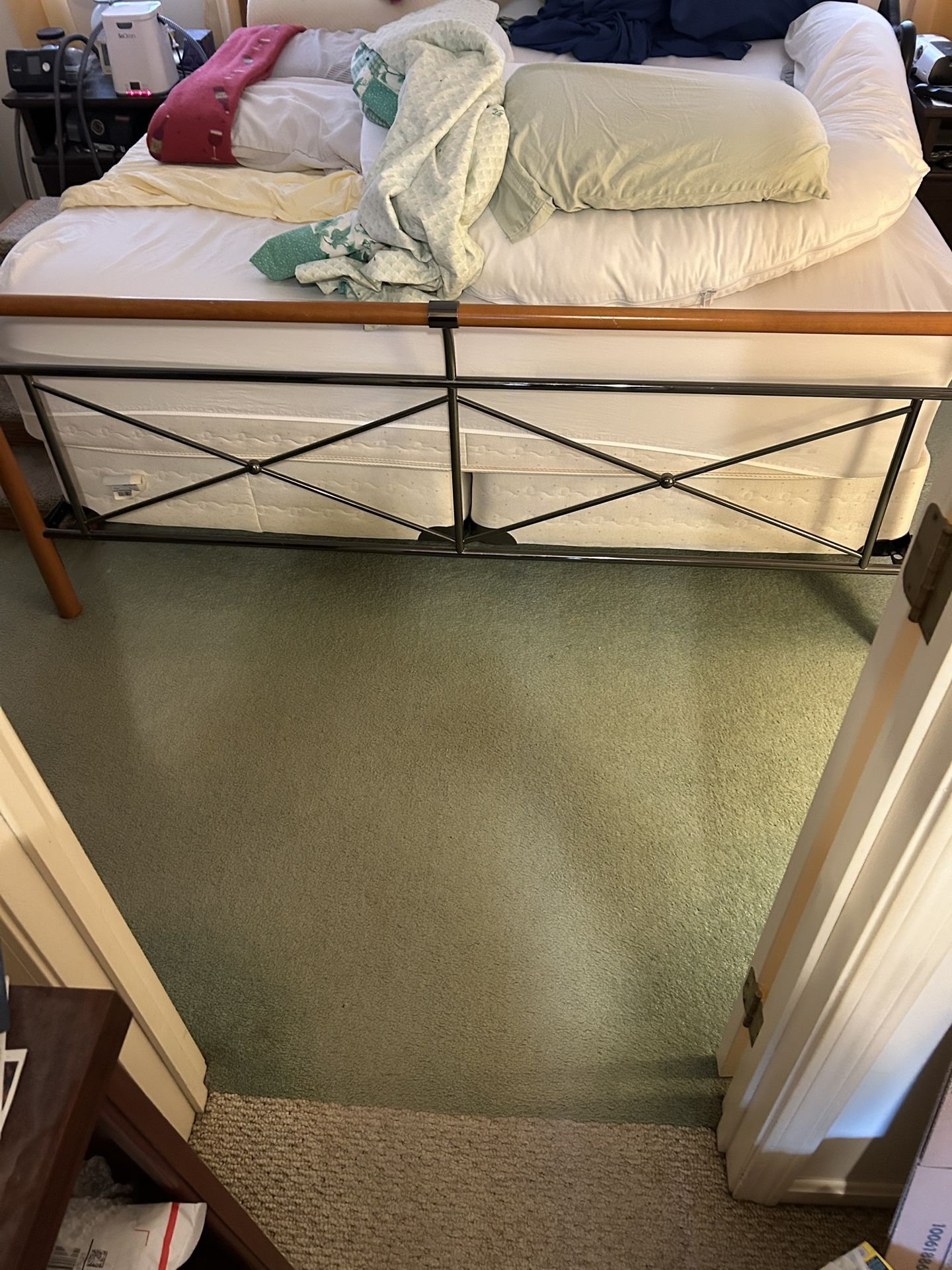 King Size Bed Frame & Split Box Spring