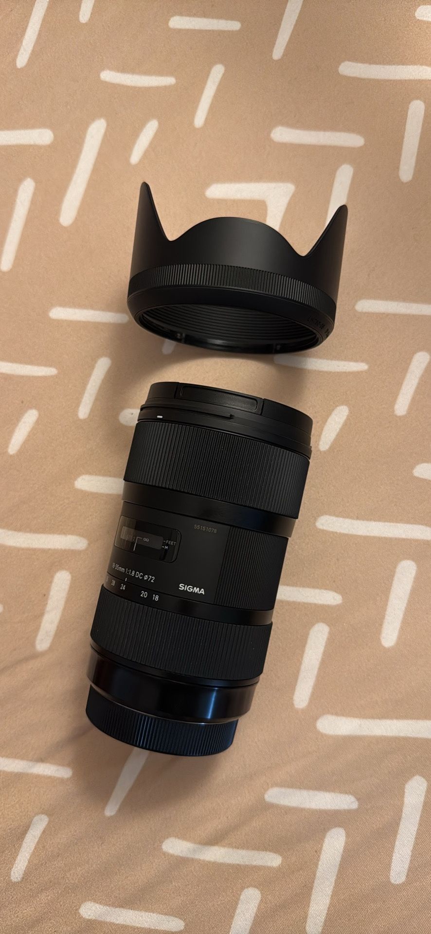 Sigma 18-35 F/1.8 Lens Compatible With Canon EF Mount Cameras