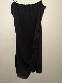 Sparkly Black Mini Dress / Size S