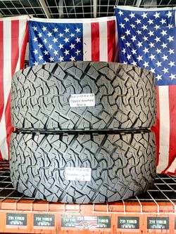🇺🇸 2 GREAT USED TIRES LT35X12.5R18 VENOM TERRA HUNTER A/T ALL TERRAIN USED TIRES 35 12.5 18