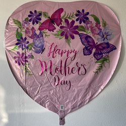 Mother’s Day Balloon x12 JUMBO Resellers Wholesale  SwapMeet Pop Up Shop Heart Shape Butterflies