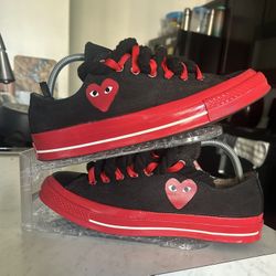 Converse x Comme des Garçons Red Heart Chuck Taylor – Men’s 9 / Women’s 11