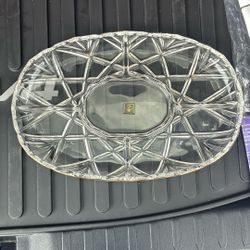 Mikasa Crystal Serving Dish