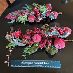 Christmas Floral And Ornaments