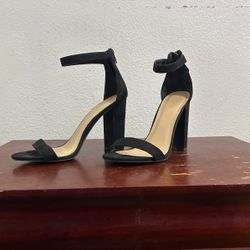 Black Ankle Heels