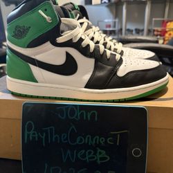 Lucky Green Jordan 1 Sz 14 