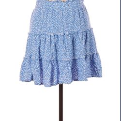 Wild Fable : Blue Floral Skirt