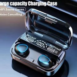 TWS Bluetooth Earbuds Waterproof Bluetooth 5.1 Headset Noise Cancelling Wireless