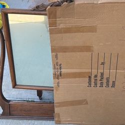 Antique Dresser with Mirror