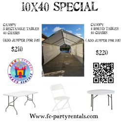 10x40 Tent