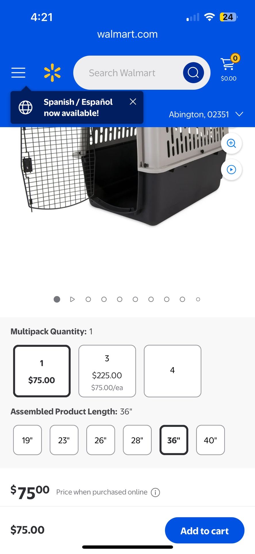 VibrantLife Pet Kennel
